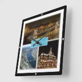 zHU003 BUDAPEST Hongarije, Vierkante Klok (Hoek)