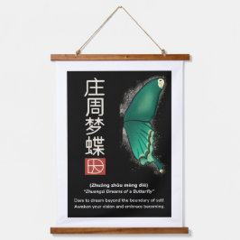 Zhuangzi droomt van een vlinder hangend wandkleed