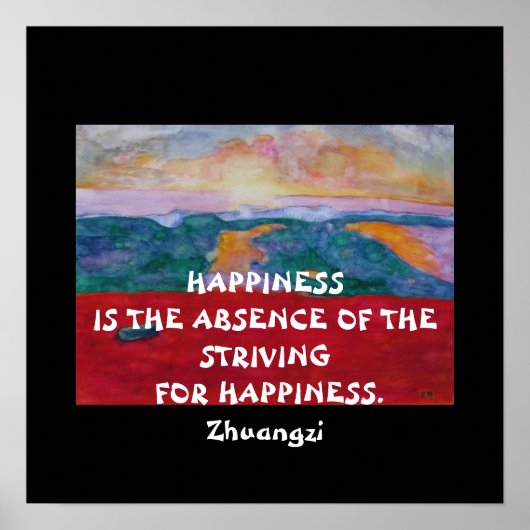 Zhuangzi Quote - Poster (Voorkant)