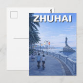 Zhuhai China Reis Briefkaart (Voorkant / Achterkant)