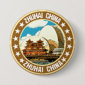 Zhuhai Ronde Button 7,6 Cm (Voorkant)