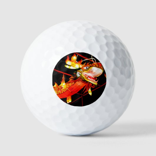 Zhulong Vuurdraak  Golfballen (Voorkant)