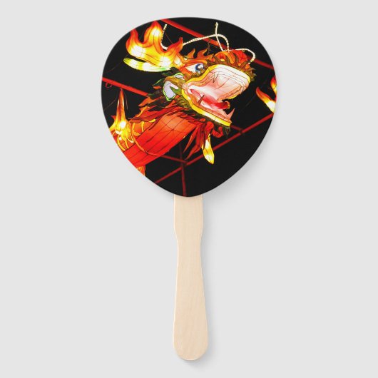 Zhulong Vuurdraak Handwaaier (Voorkant)