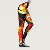 Zhulong Vuurdraak Leggings (Rechts)