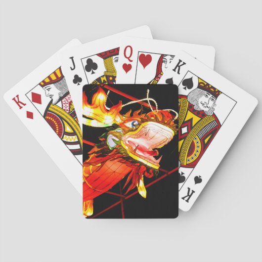 Zhulong Vuurdraak  Pokerkaarten (Achterkant)