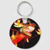 Zhulong Vuurdraak Sleutelhanger (Voorkant)