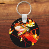 Zhulong Vuurdraak Sleutelhanger (Achterkant)