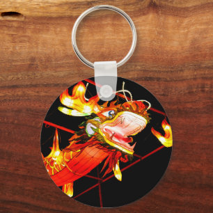 Zhulong Vuurdraak Sleutelhanger