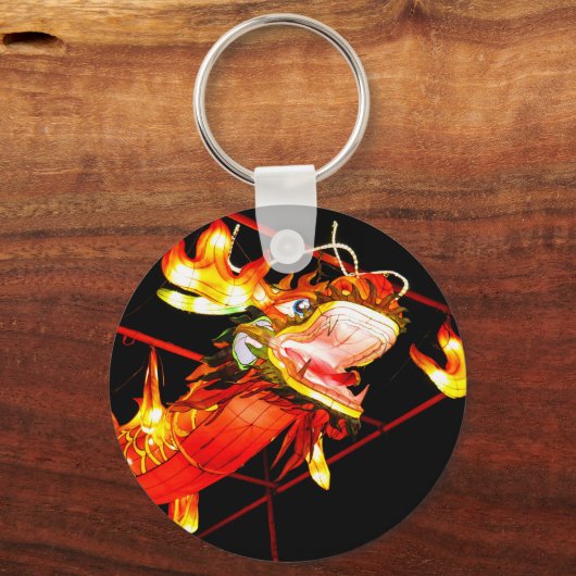 Zhulong Vuurdraak Sleutelhanger (Voorkant)