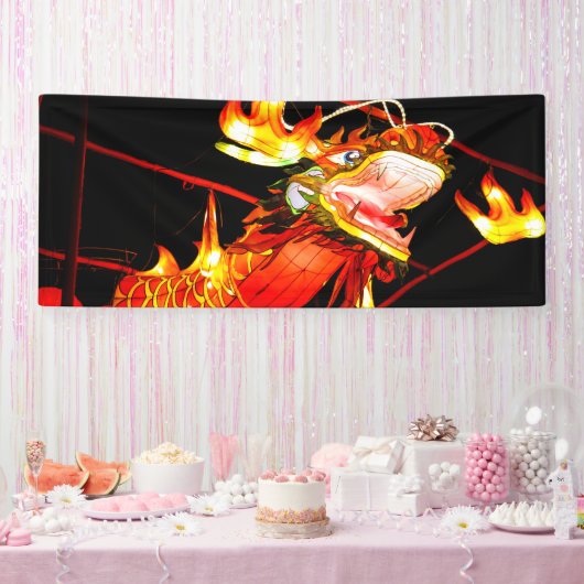 Zhulong Vuurdraak Spandoek (Feest)