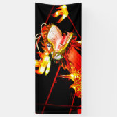 Zhulong Vuurdraak Spandoek (Verticaal)