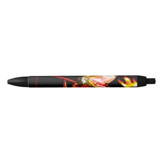 Zhulong Vuurdraak Zwarte Inkt Pen (Voorkant)