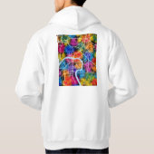 Zhuzhou China City Map Hoodie (Achterkant)