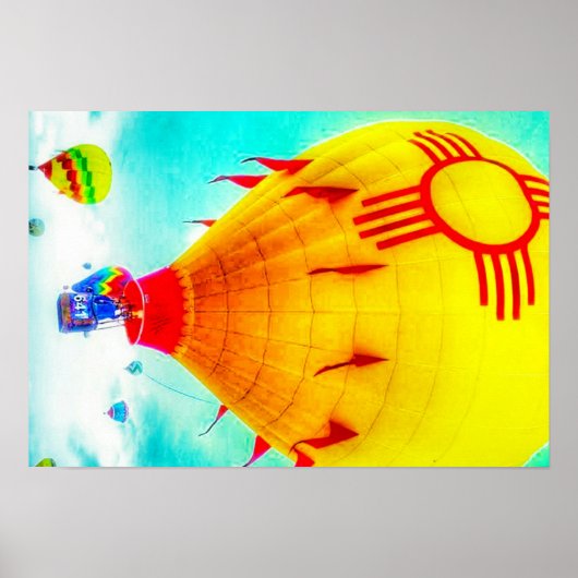 Zia ballon poster (Voorkant)