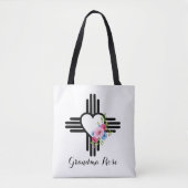  Zia Hart met Rozen Gepersonaliseerd Cadeau Tote Bag (Voorkant)