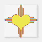 Zia Heart Magneet (Voorkant)