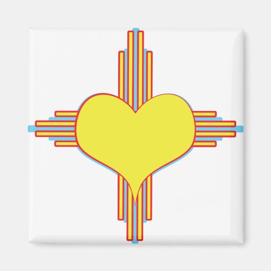 Zia Heart Magneet (Voorkant)