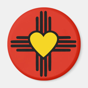 Zia Heart Symbol Magneet