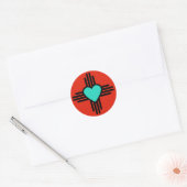 Zia Love Ronde Sticker (Envelop)