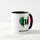 ZIA op maat gesneden Italiaanse Mok van het vlagge (Voorkant rechts)