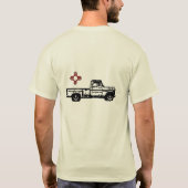 Zia Rising back, Zia Bob small front Tshirt (Achterkant)