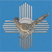 Zia Road Runner Sticker (Voorkant)