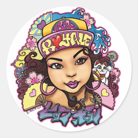 Zia Royale Custom Design Sticker (Voorkant)