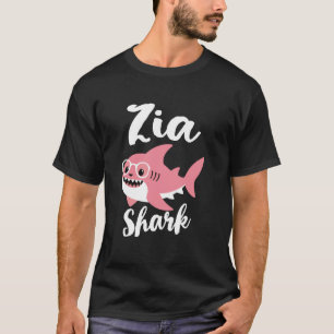 Zia Shark Moederdag Oma Grappig T-shirt