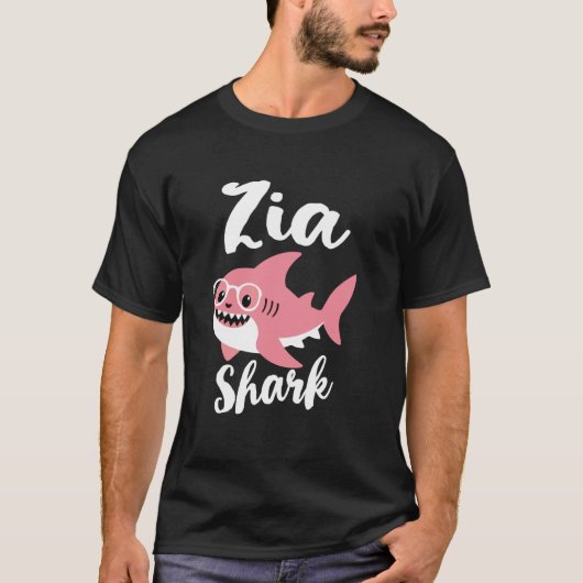 Zia Shark Mother's Day Grandma Funny T-shirt (Voorkant)