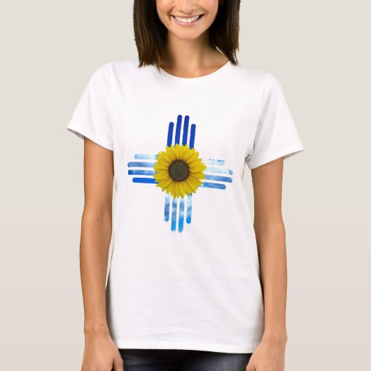 Zia Sky en Sunflower T-shirt (Voorkant)