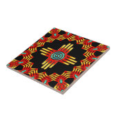 Zia Sonne - Zia Pueblo - New Mexico Tegeltje (Zijkant)