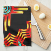 Zia Sonne - Zia Pueblo - New Mexico Theedoek (Quarter Fold)