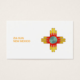 Zia Sonne - Zia Pueblo - New Mexico Visitekaartjes