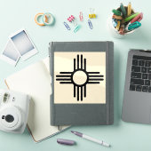 Zia Sun Black  Sticker (iPad Cover)