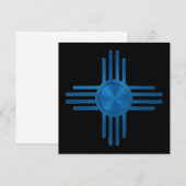 Zia Sun Blue Kaart (Voorkant / Achterkant)