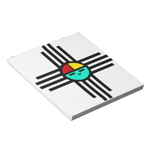 Zia Sun God Notitieblok (Schuin)