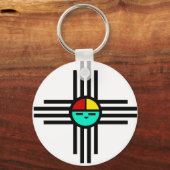Zia Sun God Sleutelhanger (Voorkant)