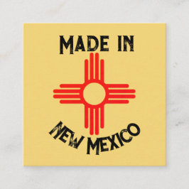 Zia Sun Made in New Mexico State Flag Informatiekaartje