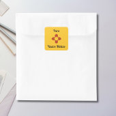 Zia Sun Puro Nuevo Mexico Vierkante Sticker