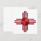 Zia Sun Red Kaart (Voorkant / Achterkant)
