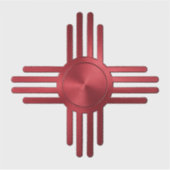 Zia Sun Red  Sticker (Voorkant)