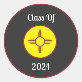 Zia Sun Ronde Sticker