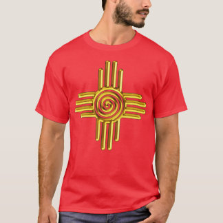 Zia Sun Spiral Zia Pueblo New Mexico I 1 T-shirt