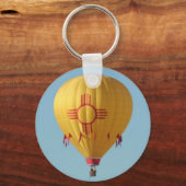 Zia Sun Symbol Hot Air Ballon Sleutelhanger (Voorkant)
