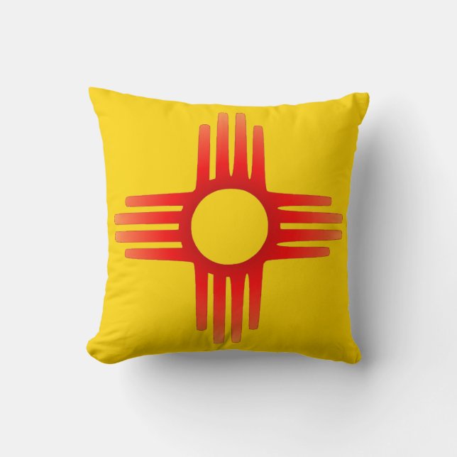 Zia Sun Symbol Pillow Kussen (Voorkant)