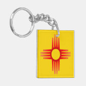 Zia Sun Symbol Sleutelhanger (Voorkant Links)