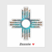 Zia Sun Symbol Sticker (Vel)