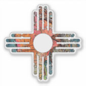 Zia Sun Symbol Sticker (Voorkant)