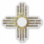 Zia Sun Symbol Sticker (Voorkant)