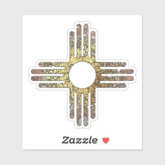 Zia Sun Symbol Sticker (Vel)